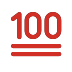 1F4AF Smiley – OpenMoji