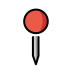 1F4CD Smiley – OpenMoji