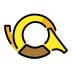 1F4EF Smiley – OpenMoji
