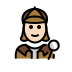 1F575 1F3FB 200D 2640 FE0F Smiley – OpenMoji