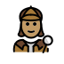 1F575 1F3FD 200D 2640 FE0F Smiley – OpenMoji