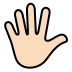1F590 1F3FB Smiley – OpenMoji