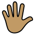 1F590 1F3FD Smiley – OpenMoji
