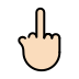 1F595 1F3FB Smiley – OpenMoji