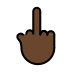 1F595 1F3FF Smiley – OpenMoji
