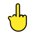 1F595 Smiley – OpenMoji
