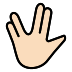 1F596 1F3FB Smiley – OpenMoji