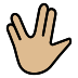 1F596 1F3FC Smiley – OpenMoji