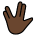 1F596 1F3FF Smiley – OpenMoji