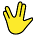 1F596 Smiley – OpenMoji