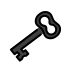 1F5DD Smiley – OpenMoji