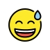 1F605 Smiley – OpenMoji