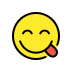 1F60B Smiley – OpenMoji