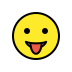 1F61B Smiley – OpenMoji
