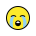 1F62D Smiley – OpenMoji