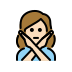 1F645 1F3FB 200D 2640 FE0F Smiley – OpenMoji