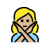 1F645 1F3FC 200D 2640 FE0F Smiley – OpenMoji