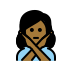 1F645 1F3FE 200D 2640 FE0F Smiley – OpenMoji