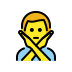1F645 200D 2642 FE0F Smiley – OpenMoji