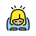 1F647 1F3FC 200D 2640 FE0F Smiley – OpenMoji