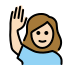 1F64B 1F3FB 200D 2640 FE0F Smiley – OpenMoji