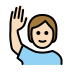 1F64B 1F3FB Smiley – OpenMoji