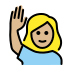 1F64B 1F3FC 200D 2640 FE0F Smiley – OpenMoji