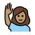 1F64B 1F3FD 200D 2640 FE0F Smiley – OpenMoji
