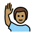 1F64B 1F3FD 200D 2642 FE0F Smiley – OpenMoji