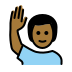 1F64B 1F3FE 200D 2642 FE0F Smiley – OpenMoji