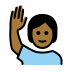 1F64B 1F3FE Smiley – OpenMoji