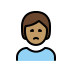 1F64D 1F3FD Smiley – OpenMoji