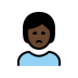 1F64D 1F3FF Smiley – OpenMoji