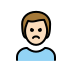 1F64E 1F3FB 200D 2642 FE0F Smiley – OpenMoji
