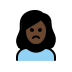 1F64E 1F3FF 200D 2640 FE0F Smiley – OpenMoji
