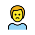 1F64E 200D 2642 FE0F Smiley – OpenMoji