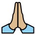 1F64F 1F3FC Smiley – OpenMoji