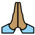 1F64F 1F3FD Smiley – OpenMoji