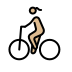 1F6B4 1F3FC 200D 2640 FE0F Smiley – OpenMoji