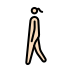 1F6B6 1F3FB 200D 2640 FE0F Smiley – OpenMoji