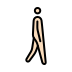 1F6B6 1F3FB 200D 27A1 FE0F Smiley – OpenMoji