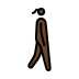 1F6B6 1F3FF 200D 2640 FE0F 200D 27A1 FE0F Smiley – OpenMoji