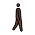 1F6B6 1F3FF 200D 2642 FE0F 200D 27A1 FE0F Smiley – OpenMoji