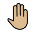 1F91A 1F3FC Smiley – OpenMoji