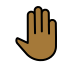 1F91A 1F3FE Smiley – OpenMoji