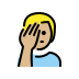 1F926 1F3FC 200D 2642 FE0F Smiley – OpenMoji