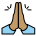 1F932 1F3FD Smiley – OpenMoji