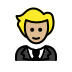 1F935 1F3FC Smiley – OpenMoji