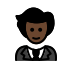 1F935 1F3FF Smiley – OpenMoji