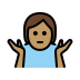 1F937 1F3FD Smiley – OpenMoji
